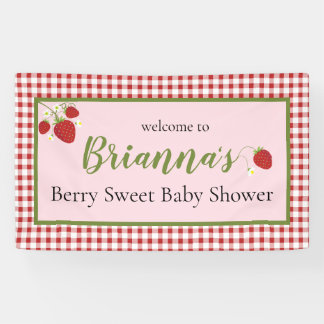 Bannière Baby shower Berry Sweet