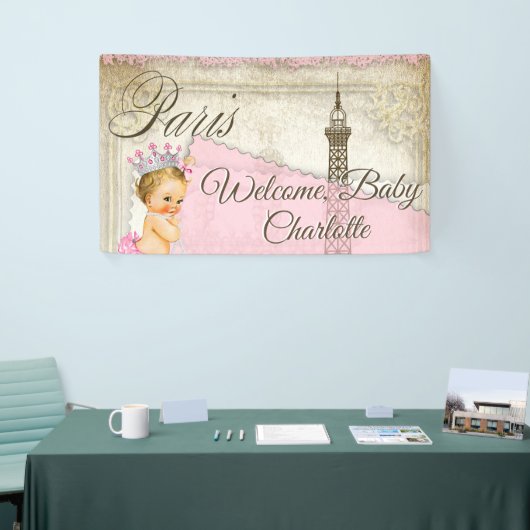 Bannière Baby shower de Paris (Salon professionnel)