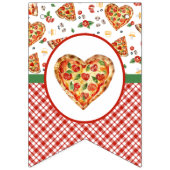 Bannière Baby shower de pizza de bienvenue - Bunti (Deuxième drapeau)