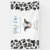 Bannière Baby shower de vache bébé (Vertical)