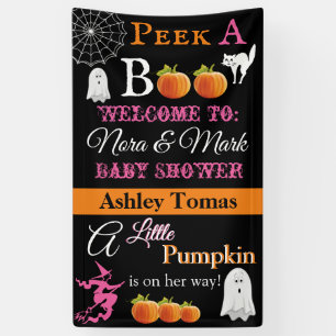 Bannière Baby shower d'Halloween