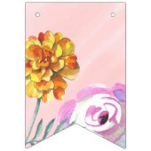 Bannière Baby shower fleur sauvage (Deuxième drapeau)