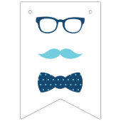 Bannière Baby shower Little Man, Bannière Cravate  (Premier drapeau)