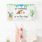Bannière Baby shower Muchacho bébé mexicain (En situation)
