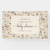 Bannière Baby shower papillon (Horizontal)