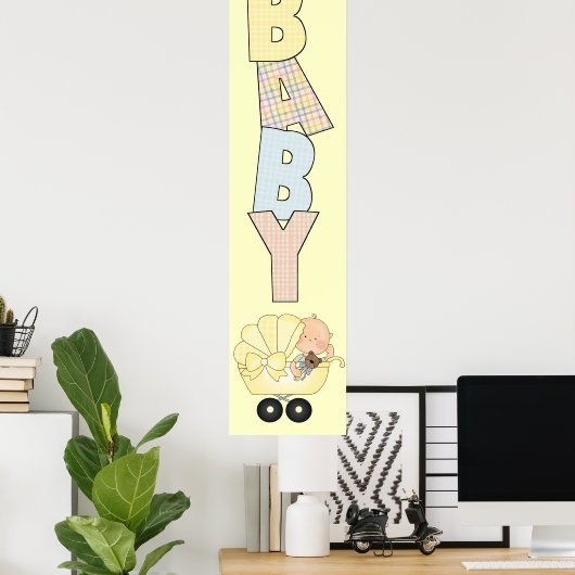 Bannière baby shower Party ou affiche de porte (Bureau à domicile)