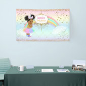 Bannière Baby shower Unicorn (Salon professionnel)