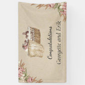 Bannière Baby shower vintage (Vertical)