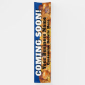 Bannière Bagel Business Personnalisable Bientôt (Vertical)