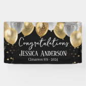 Bannière Ballons d'or Argent (Horizontal)