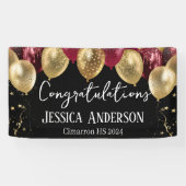 Bannière Ballons Red Gold (Horizontal)