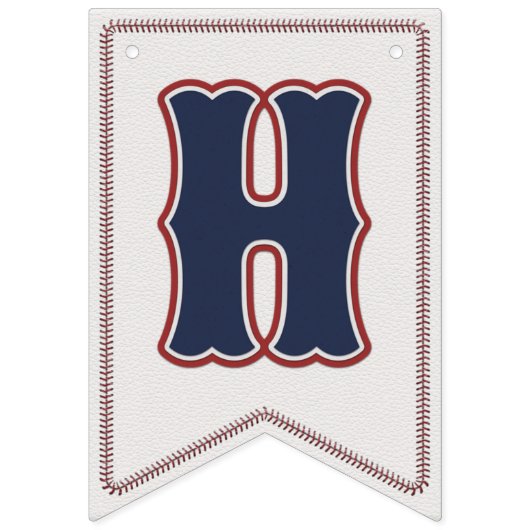 Bannière Bannière Bleue du drapeau du baseball (Deuxième drapeau)