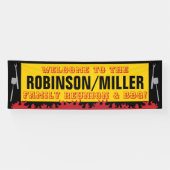 Bannière barbecue et réunion de famille (Horizontal)