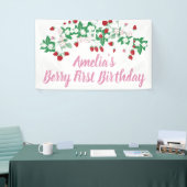 Bannière Berry First Birday (Salon professionnel)