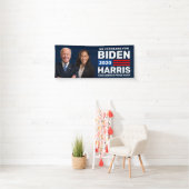 Bannière Biden Harris 2020 du soutien aux vétérans (En situation)