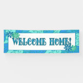 Bannière "Bienvenue à la maison". (Horizontal)