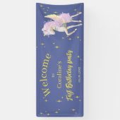 Bannière bienvenue au premier anniversaire avec li (Vertical)