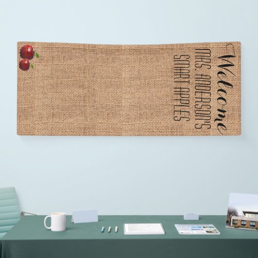 Bannière bienvenue de salle de classe (Salon professionnel)