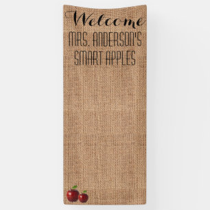 Bannière bienvenue de salle de classe