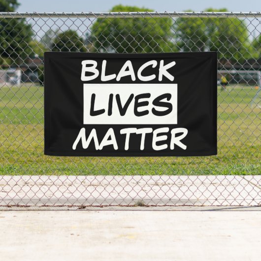 Bannière - BLACK LIVES IMPORTE (En situation)