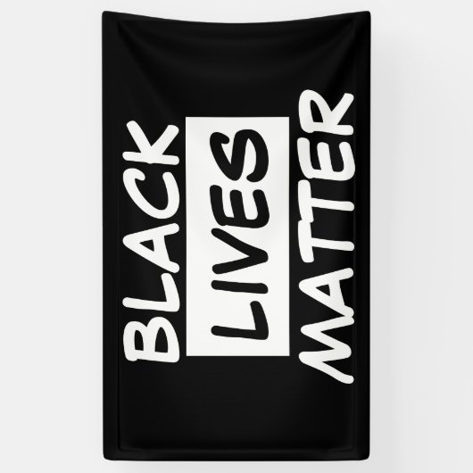 Bannière - BLACK LIVES IMPORTE (Vertical)