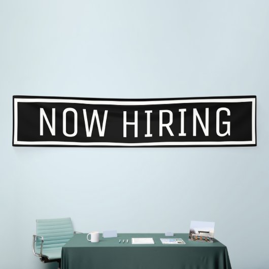 Bannière Black Now Hiring (Salon professionnel)