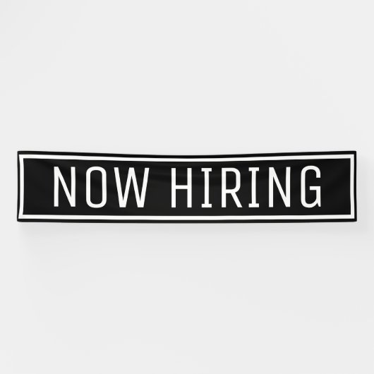 Bannière Black Now Hiring (Horizontal)