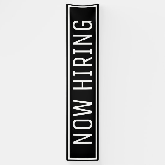 Bannière Black Now Hiring (Vertical)