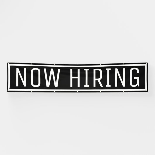 Bannière Black Now Hiring (Horizontal)