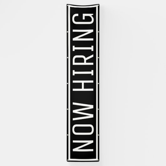 Bannière Black Now Hiring (Vertical)