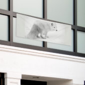 Bannière BLANC ARTIQUE FOX 2,5 X 6 (Bâtiment extérieur)