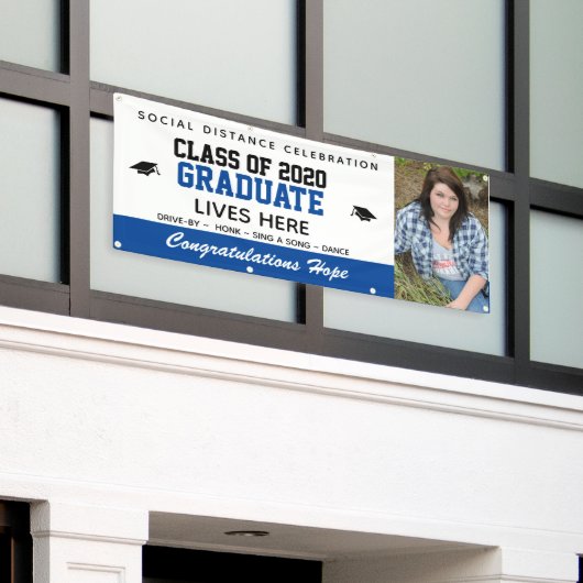 Bannière Bleue pour la certification Customisée 20 (Bâtiment extérieur)