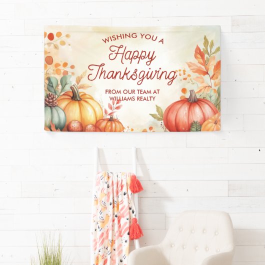 Bannière bon thanksgiving (En situation)