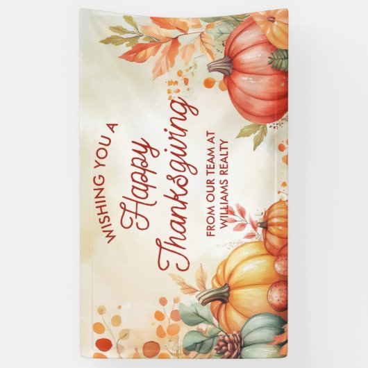 Bannière bon thanksgiving (Vertical)