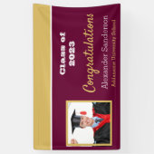 Bannière Bourgogne et médaille d'or (Vertical)