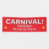 Bannière Carnaval Personnalisée (Horizontal)