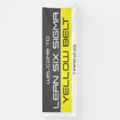 Bannière Ceinture Jaune "Bienvenue À L'Entraînemen (Vertical)