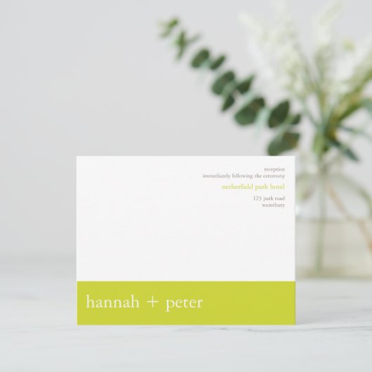 Bannière Chartreuse :: Invitation Réception (Debout devant)