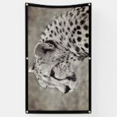 Bannière CHEETAH AVEC GROMMETS (Vertical)