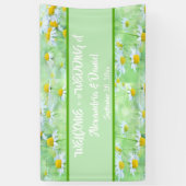 Bannière ChicGreen Daisy Floral Welcome All-Occasi (Vertical)