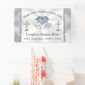 Bannière chrétienne renversante d'anniversaire de (En situation)