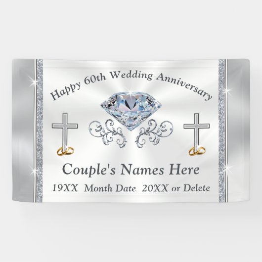 Bannière chrétienne renversante d'anniversaire de (Horizontal)