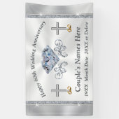 Bannière chrétienne renversante d'anniversaire de (Vertical)