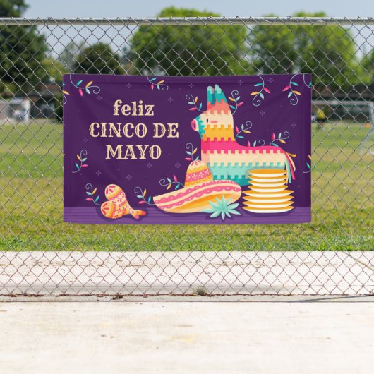 Bannière Cinco De Mayo (En situation)