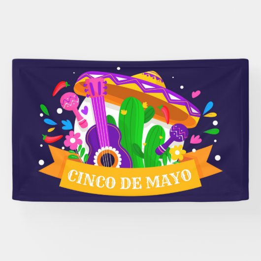 Bannière Cinco De Mayo (Horizontal)