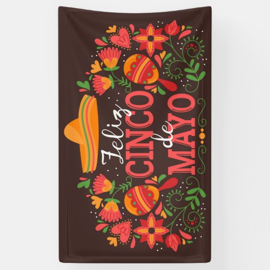 Bannière Cinco De Mayo (Vertical)