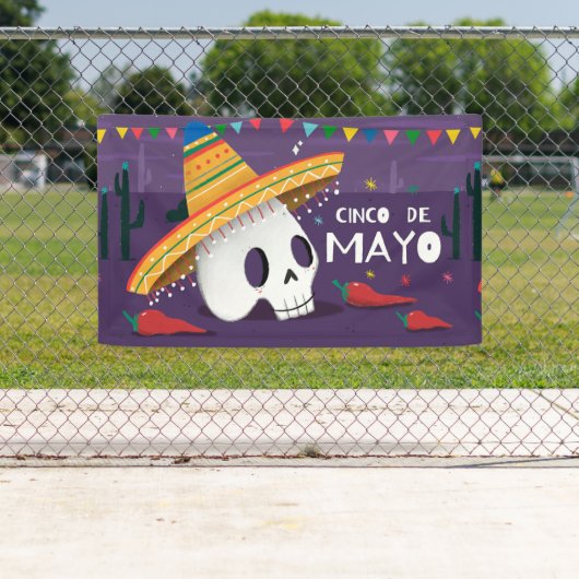 Bannière Cinco De Mayo (En situation)