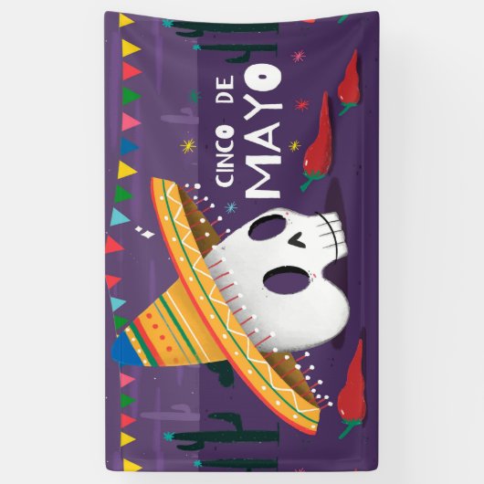 Bannière Cinco De Mayo (Vertical)
