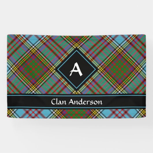 Bannière Clan Anderson Tartan (Horizontal)