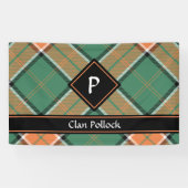 Bannière Clan Pollock Tartan (Horizontal)